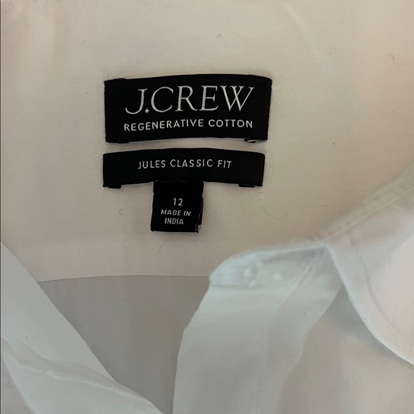 J. Crew Jules Classic Fit Shirt in Cotton Poplin - Picture 8 of 10
